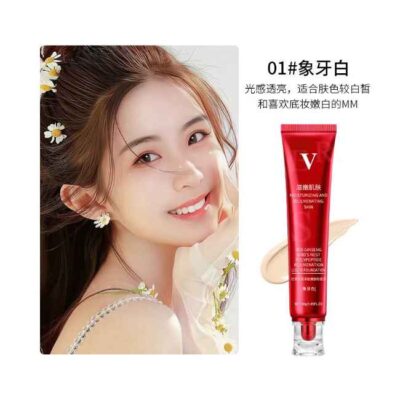 FV Red Upgrade Waterproof Hydrating Makeup Base Cream-30ml - Image 4